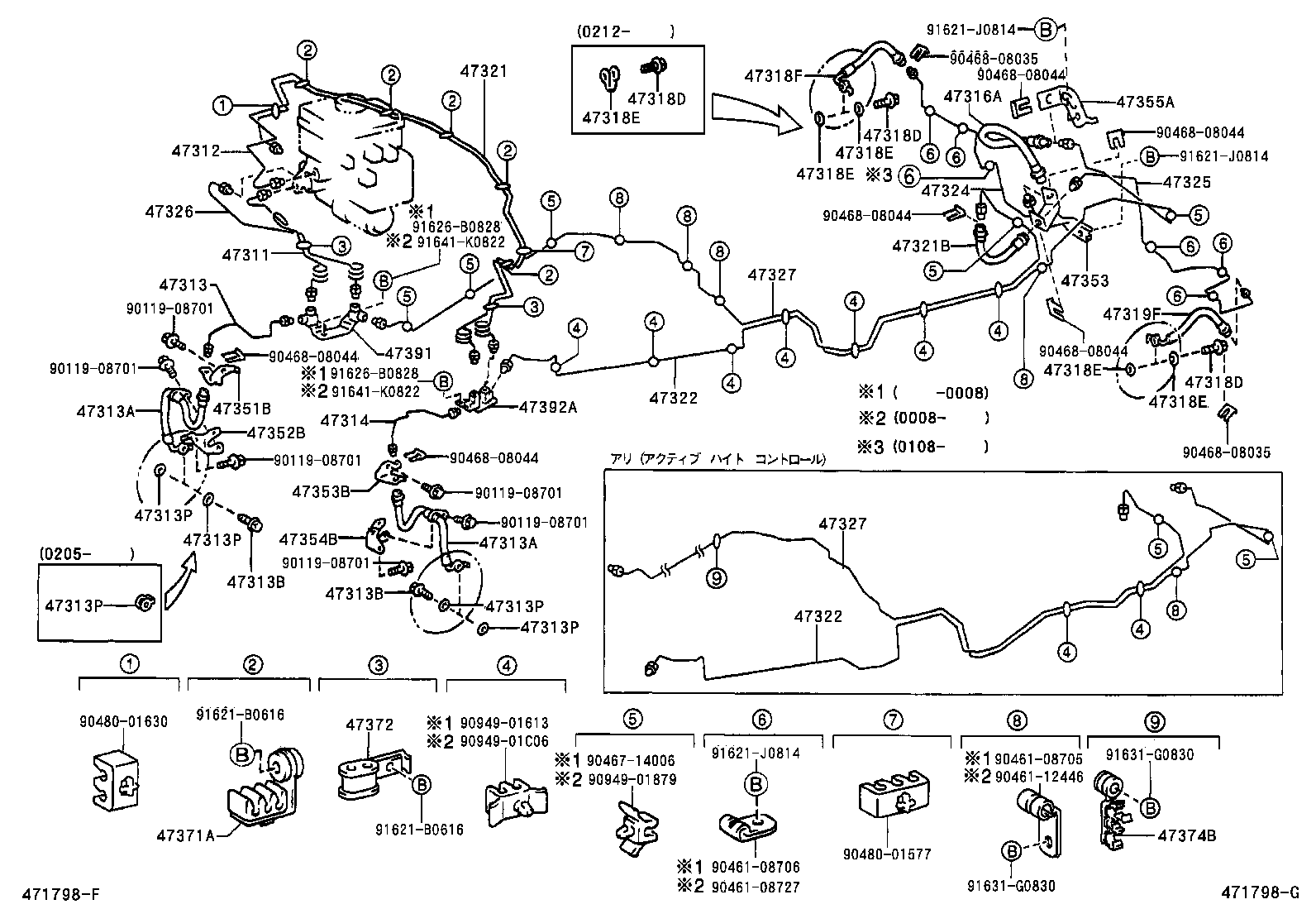  LAND CRUISER 100 |  BRAKE TUBE CLAMP