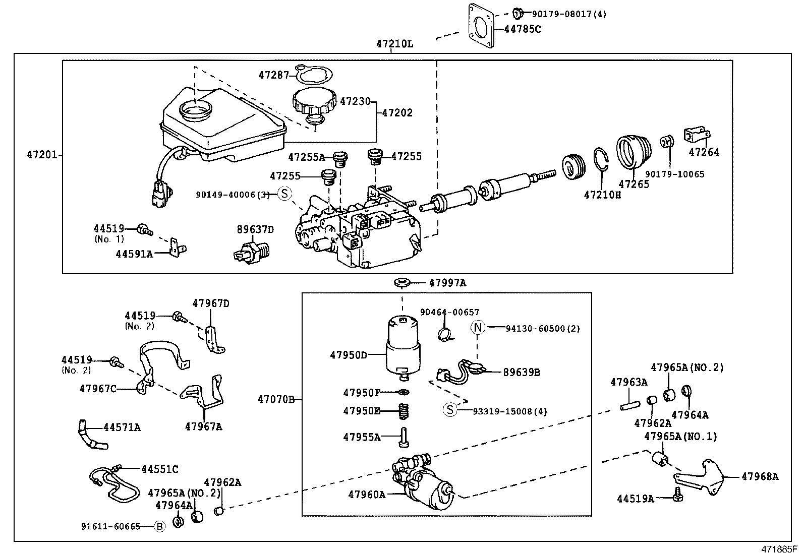  CROWN CROWN MAJESTA |  BRAKE MASTER CYLINDER