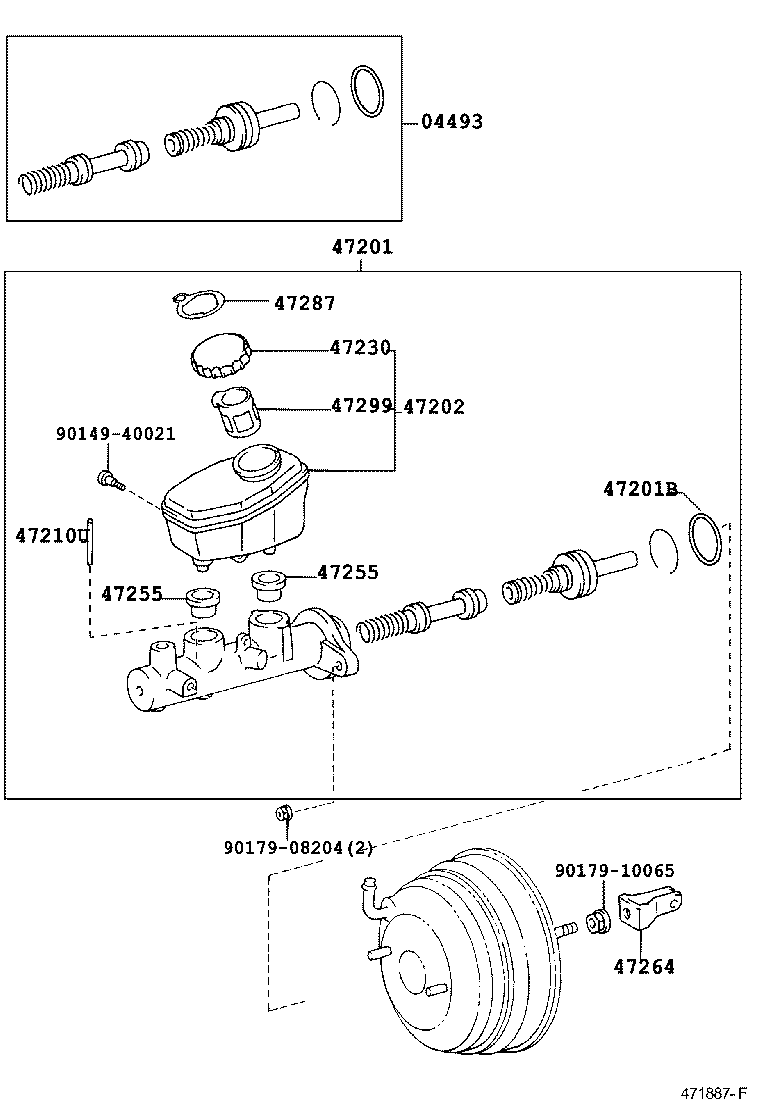 CROWN CROWN MAJESTA | BRAKE MASTER CYLINDER