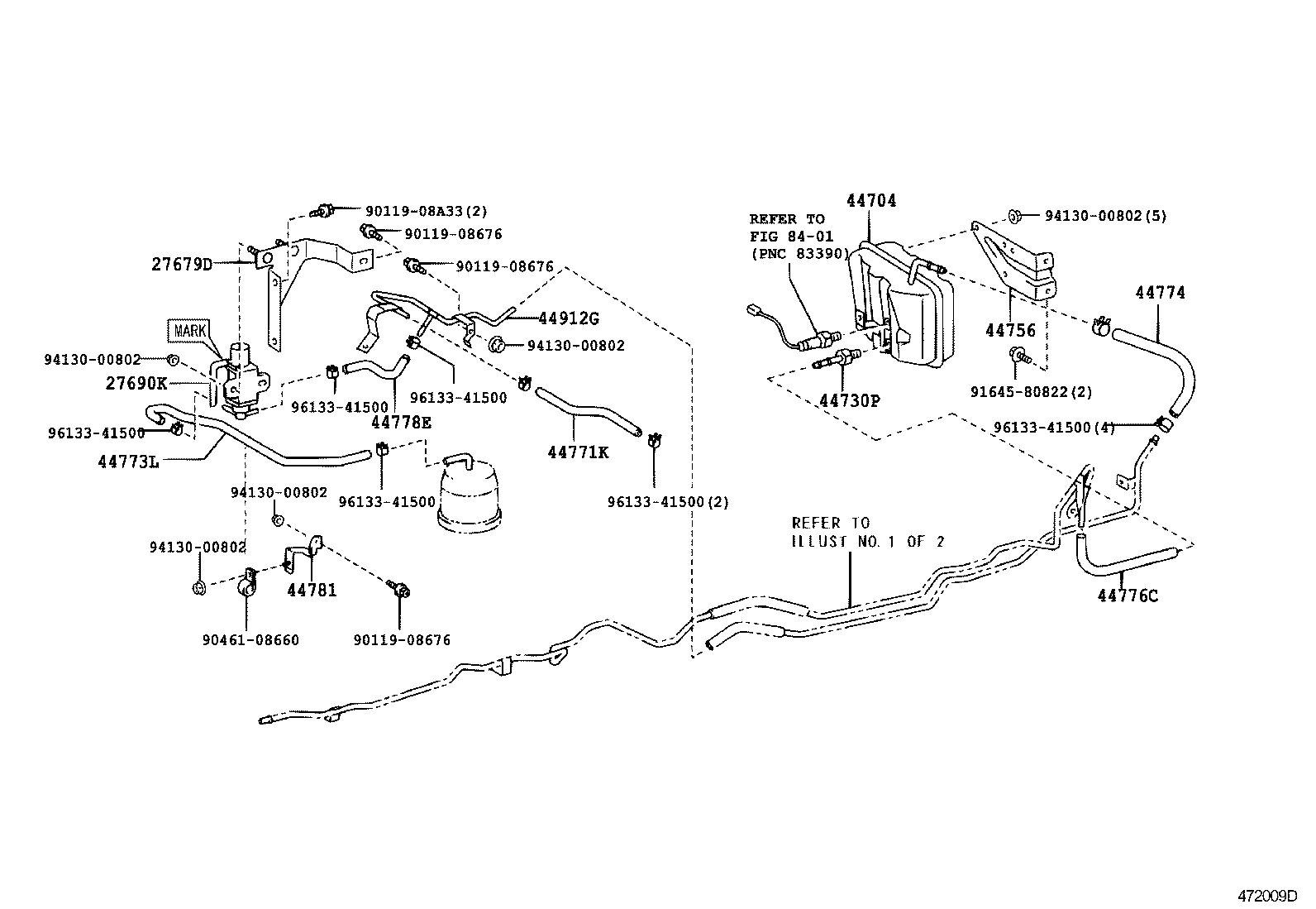  DYNA TOYOACE |  BRAKE BOOSTER VACUUM TUBE