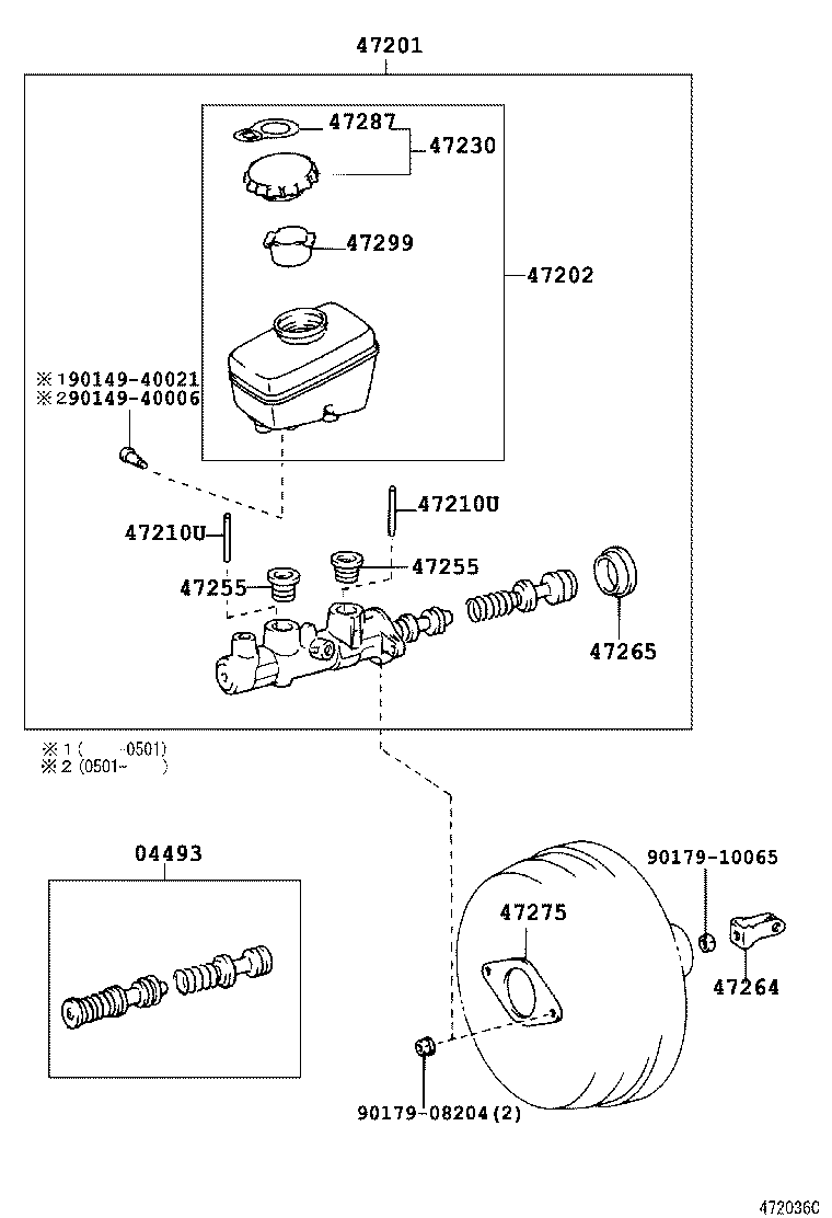  CENTURY |  BRAKE MASTER CYLINDER