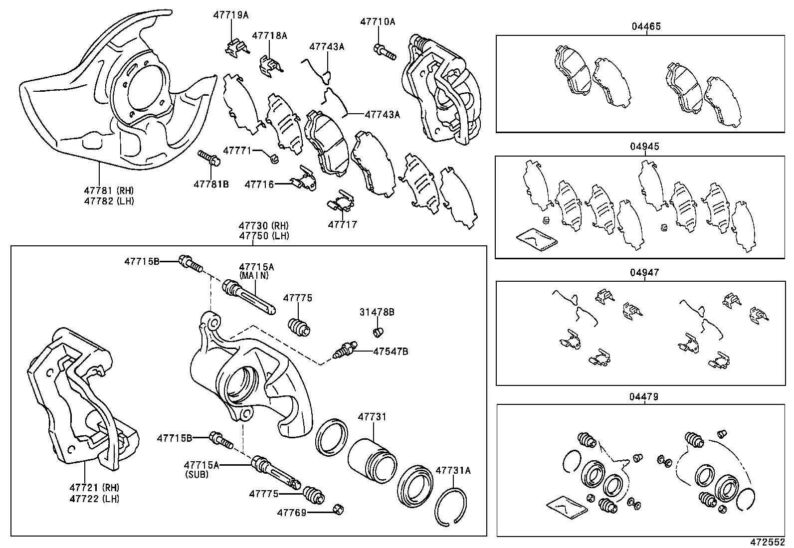  BREVIS |  FRONT DISC BRAKE CALIPER DUST COVER