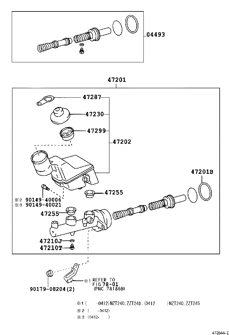  PREMIO ALLION |  BRAKE MASTER CYLINDER