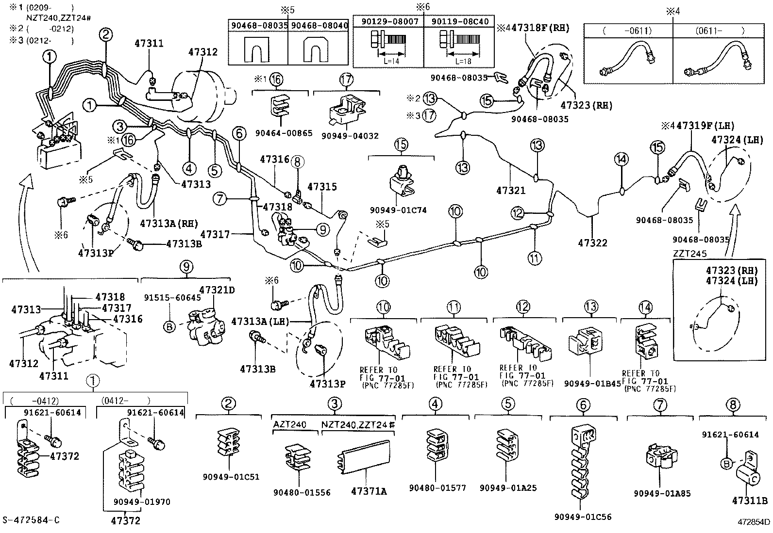 PREMIO ALLION |  BRAKE TUBE CLAMP