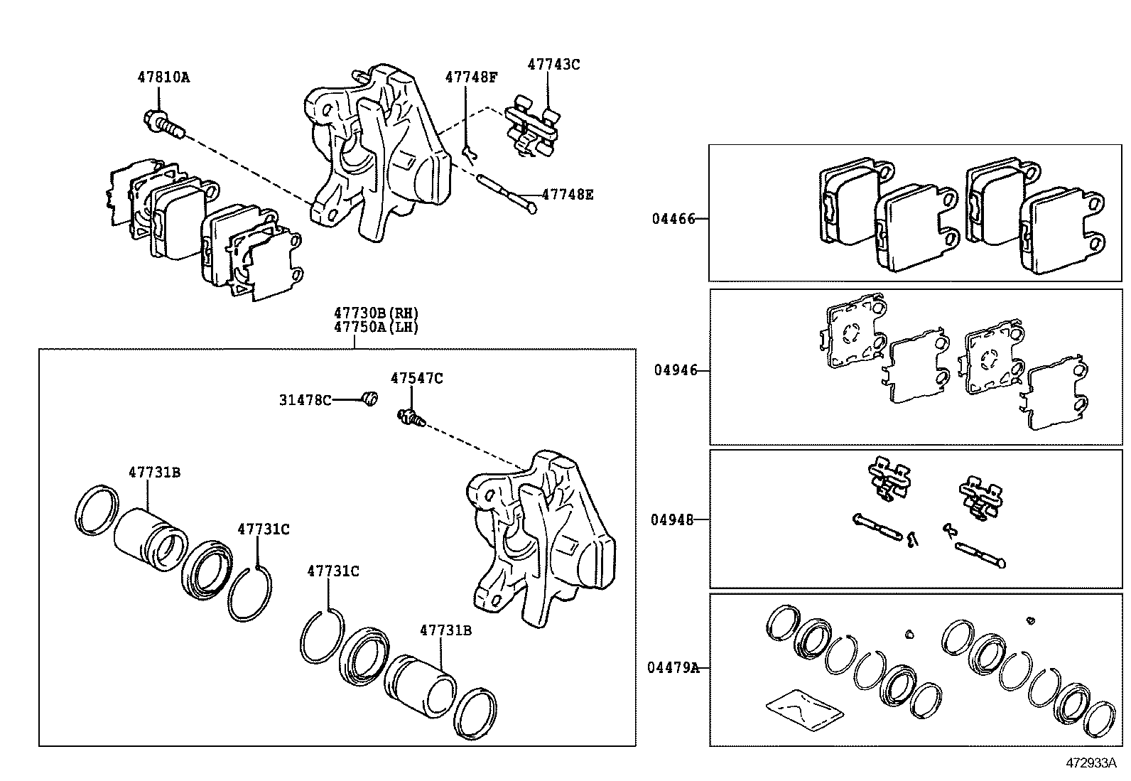  CROWN CROWN MAJESTA |  REAR DISC BRAKE CALIPER DUST COVER