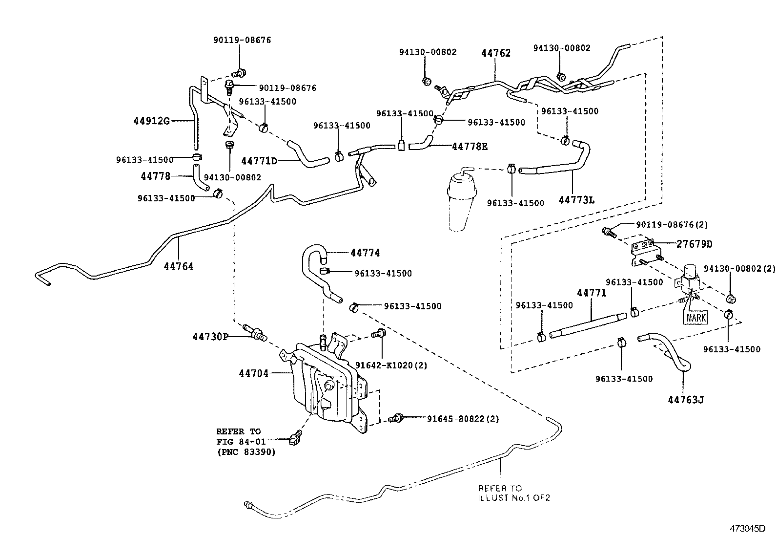  DYNA TOYOACE |  BRAKE BOOSTER VACUUM TUBE