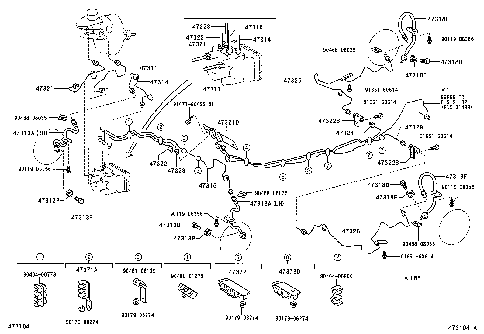  MR S |  BRAKE TUBE CLAMP