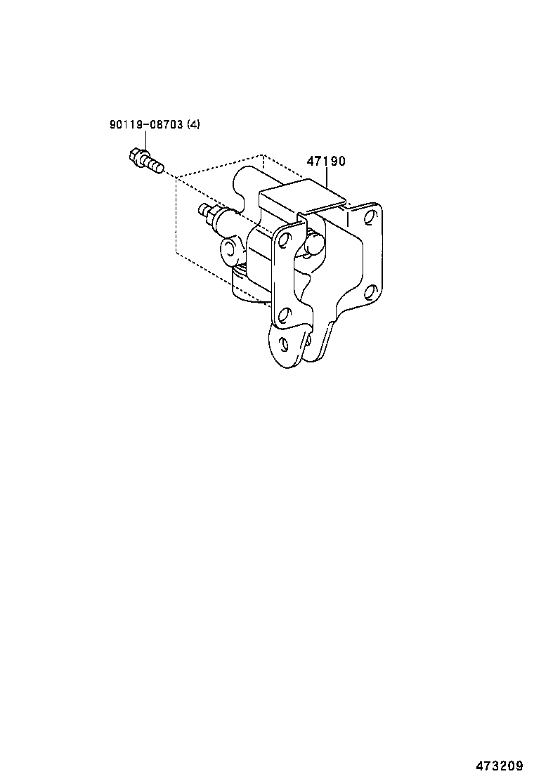 LITE TOWNACE |  BRAKE TUBE CLAMP