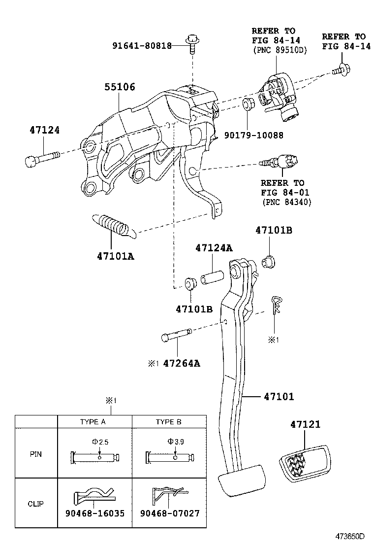  PRIUS |  BRAKE PEDAL BRACKET