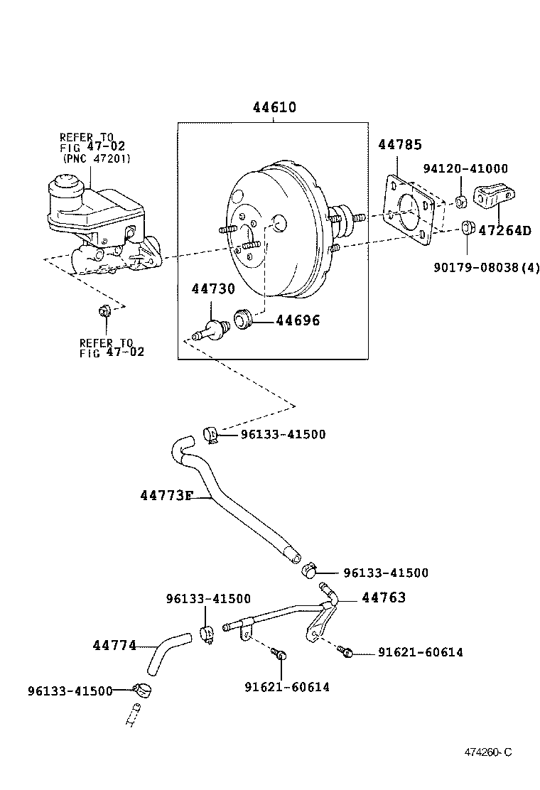  PORTE |  BRAKE BOOSTER VACUUM TUBE