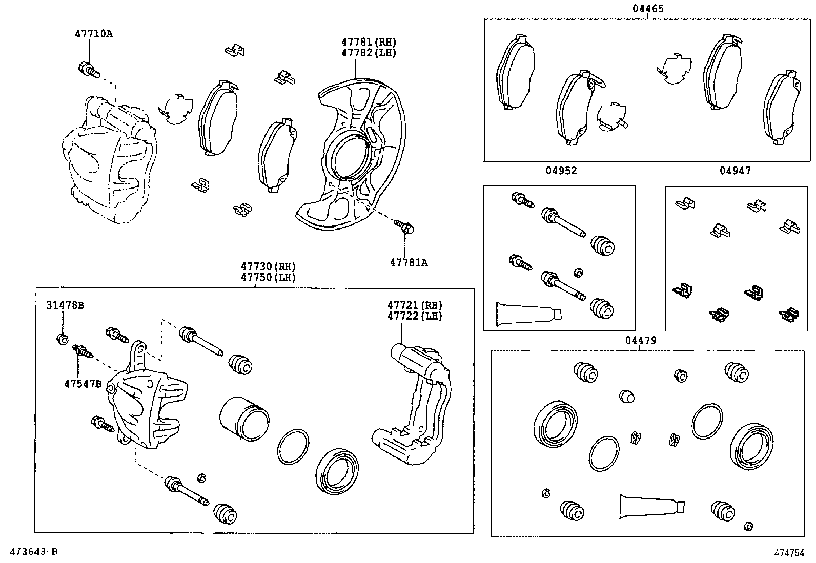  AVENSIS |  FRONT DISC BRAKE CALIPER DUST COVER