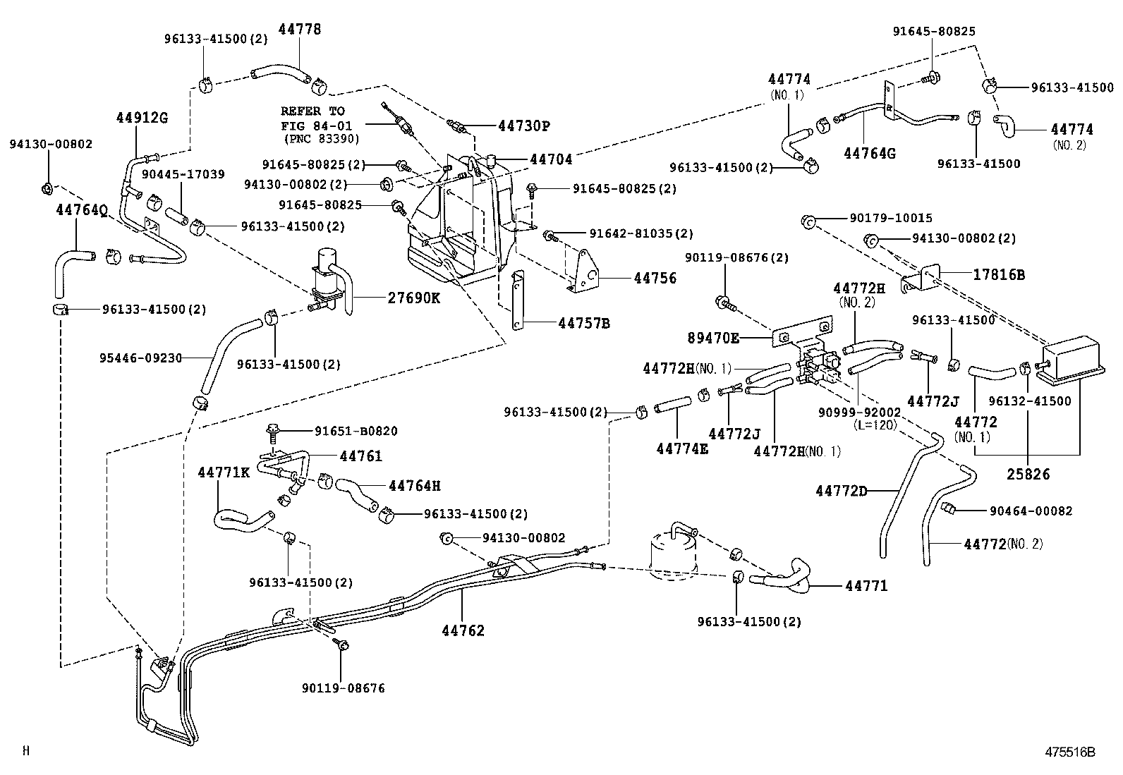 DYNA TOYOACE |  BRAKE BOOSTER VACUUM TUBE