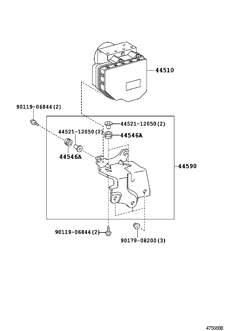  AURIS |  BRAKE TUBE CLAMP