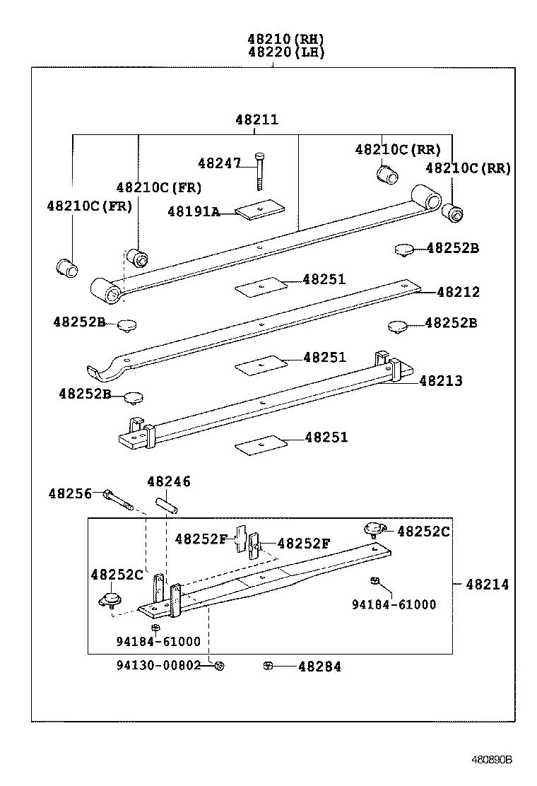  DYNA TOYOACE |  REAR SPRING SHOCK ABSORBER