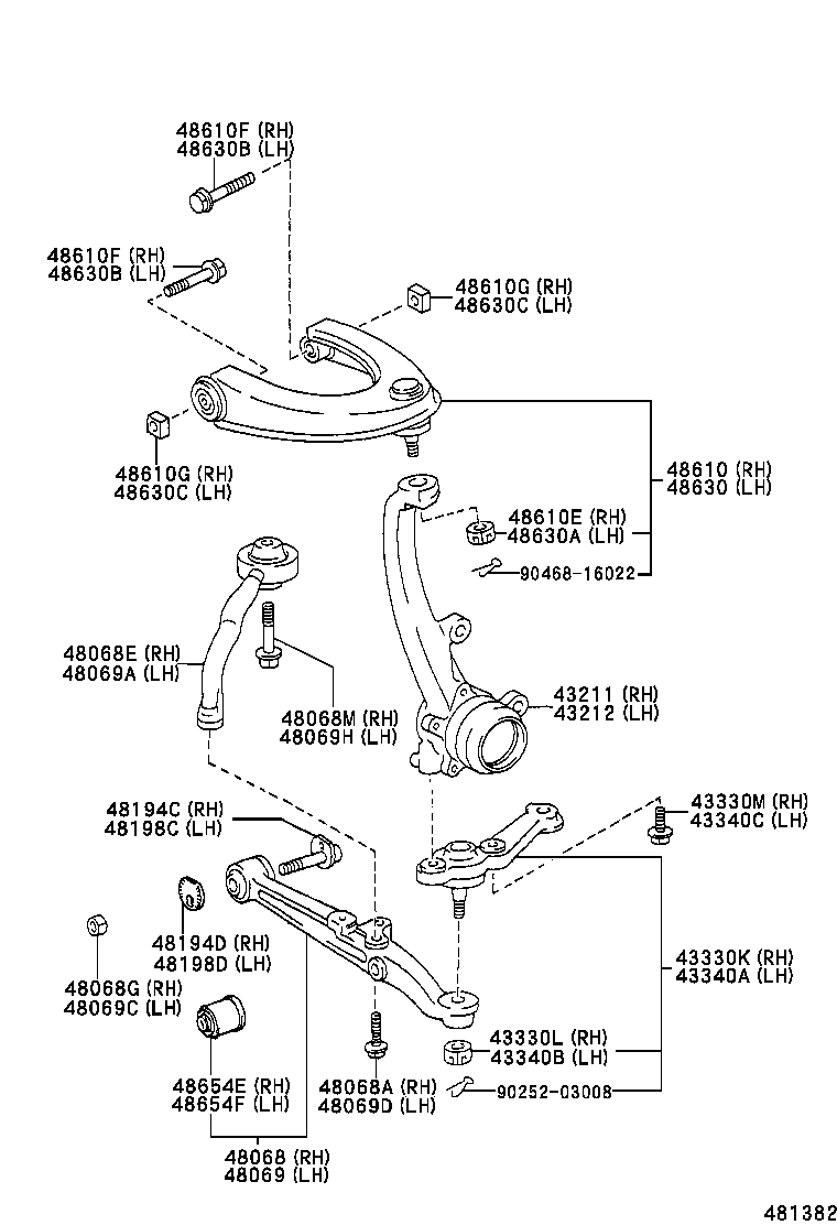  BREVIS |  FRONT AXLE ARM STEERING KNUCKLE
