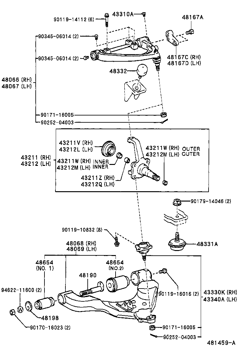 QUICK DELI URBAN SUP |  FRONT AXLE ARM STEERING KNUCKLE