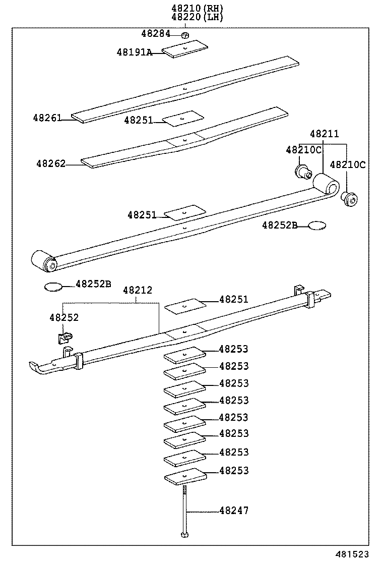  DYNA TOYOACE |  REAR SPRING SHOCK ABSORBER