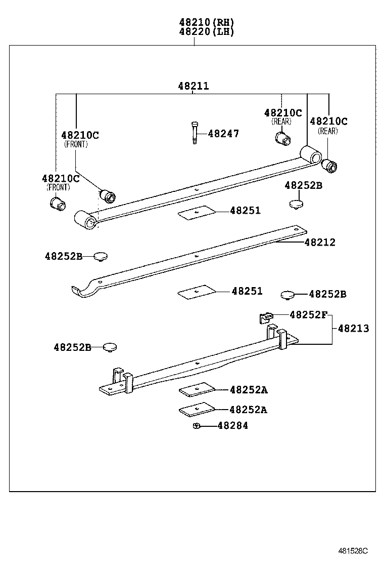  DYNA TOYOACE |  REAR SPRING SHOCK ABSORBER