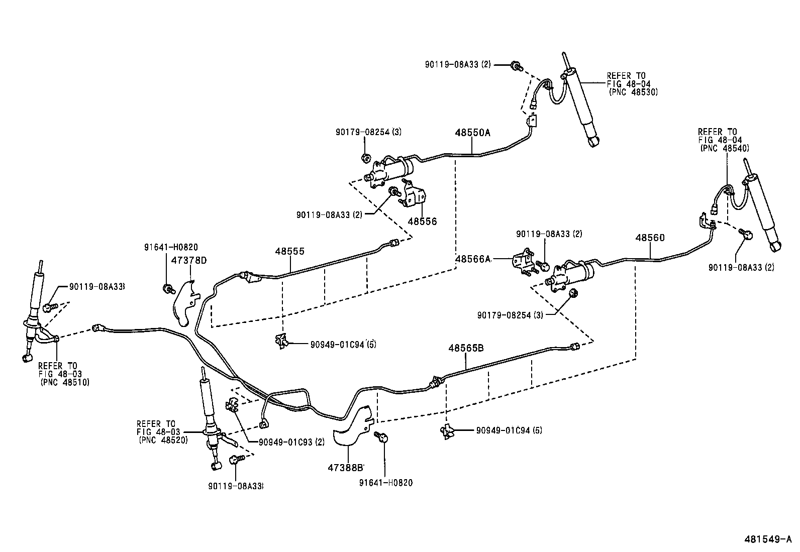  HILUX SURF |  REAR SPRING SHOCK ABSORBER