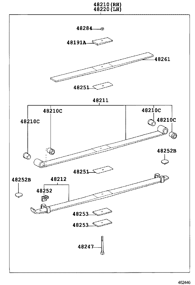  DYNA TOYOACE |  REAR SPRING SHOCK ABSORBER