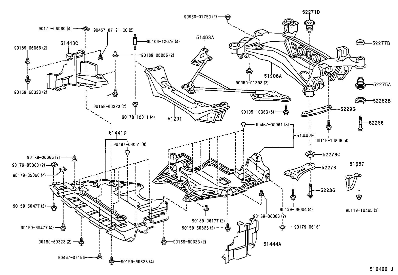  BREVIS |  SUSPENSION CROSSMEMBER UNDER COVER