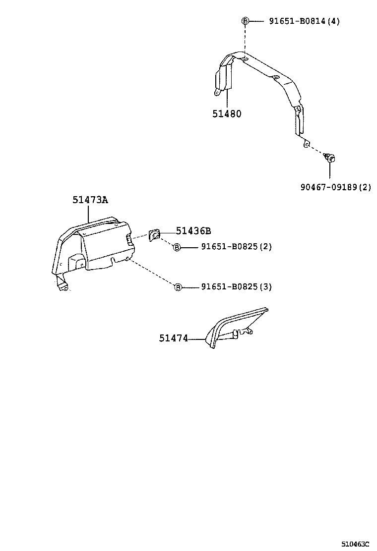  DYNA TOYOACE |  SUSPENSION CROSSMEMBER UNDER COVER