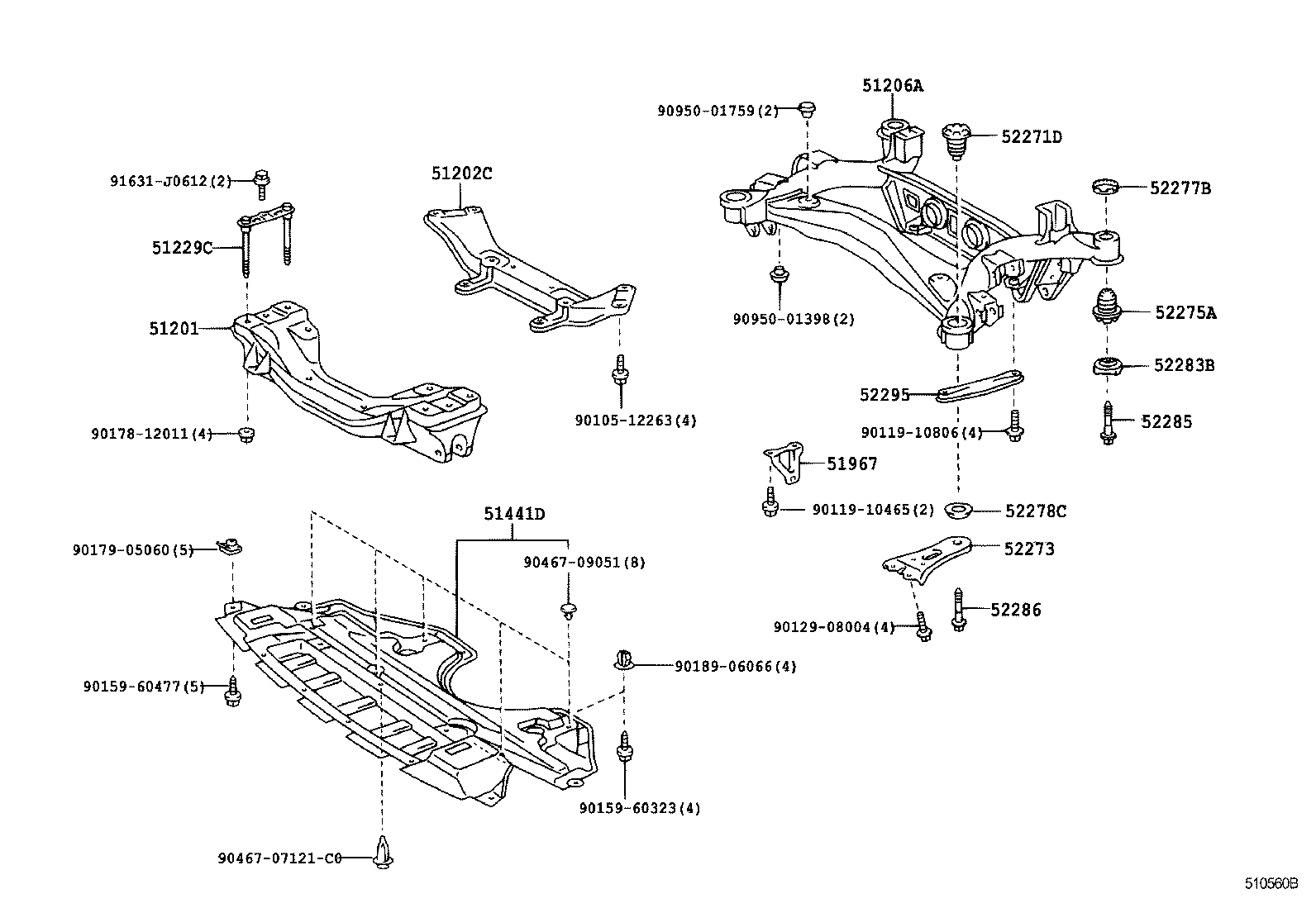  BREVIS |  SUSPENSION CROSSMEMBER UNDER COVER