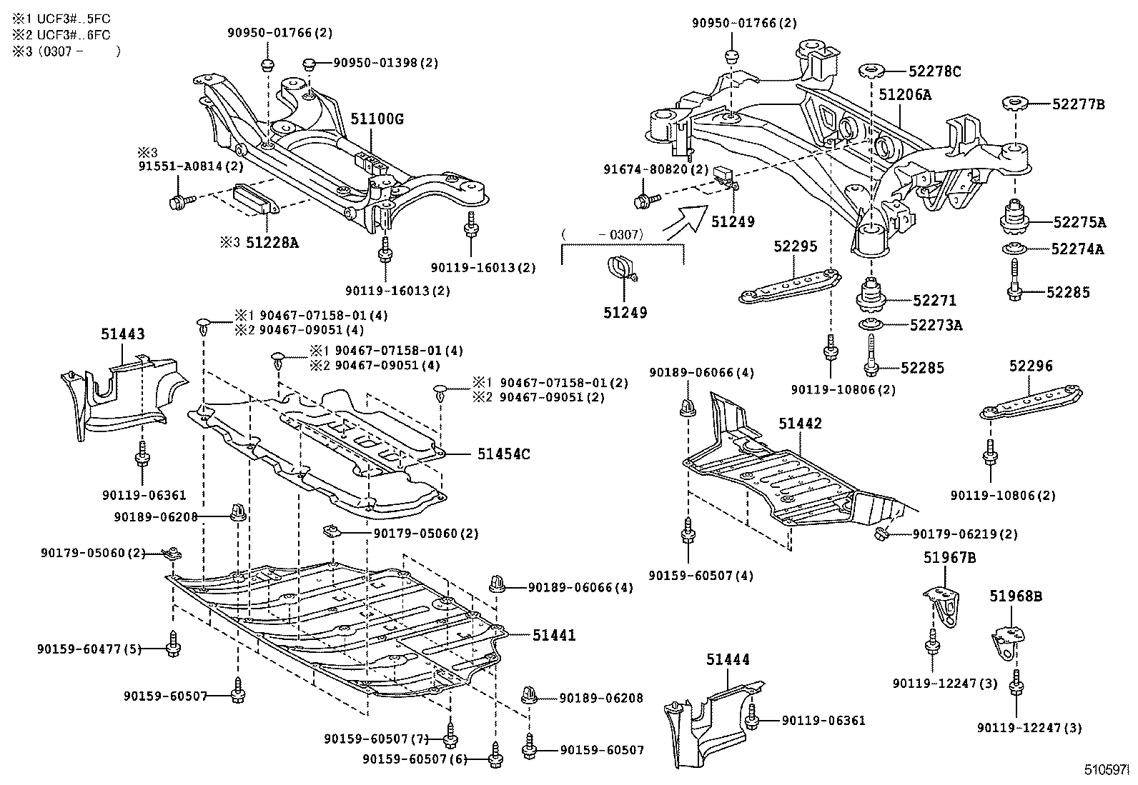  CELSIOR |  SUSPENSION CROSSMEMBER UNDER COVER