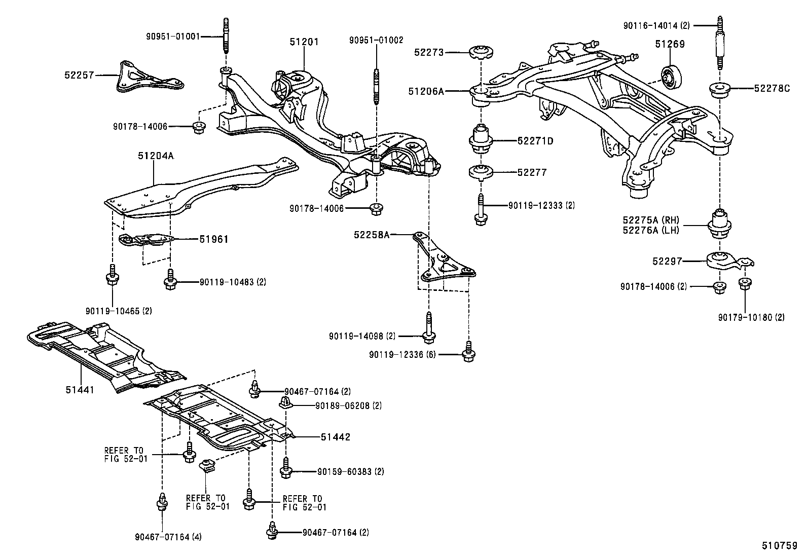 PREMIO ALLION |  SUSPENSION CROSSMEMBER UNDER COVER