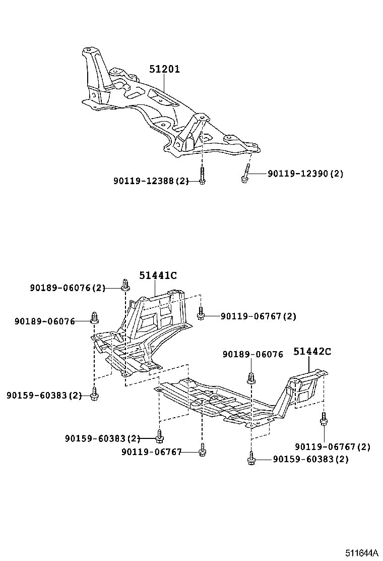  BELTA |  SUSPENSION CROSSMEMBER UNDER COVER