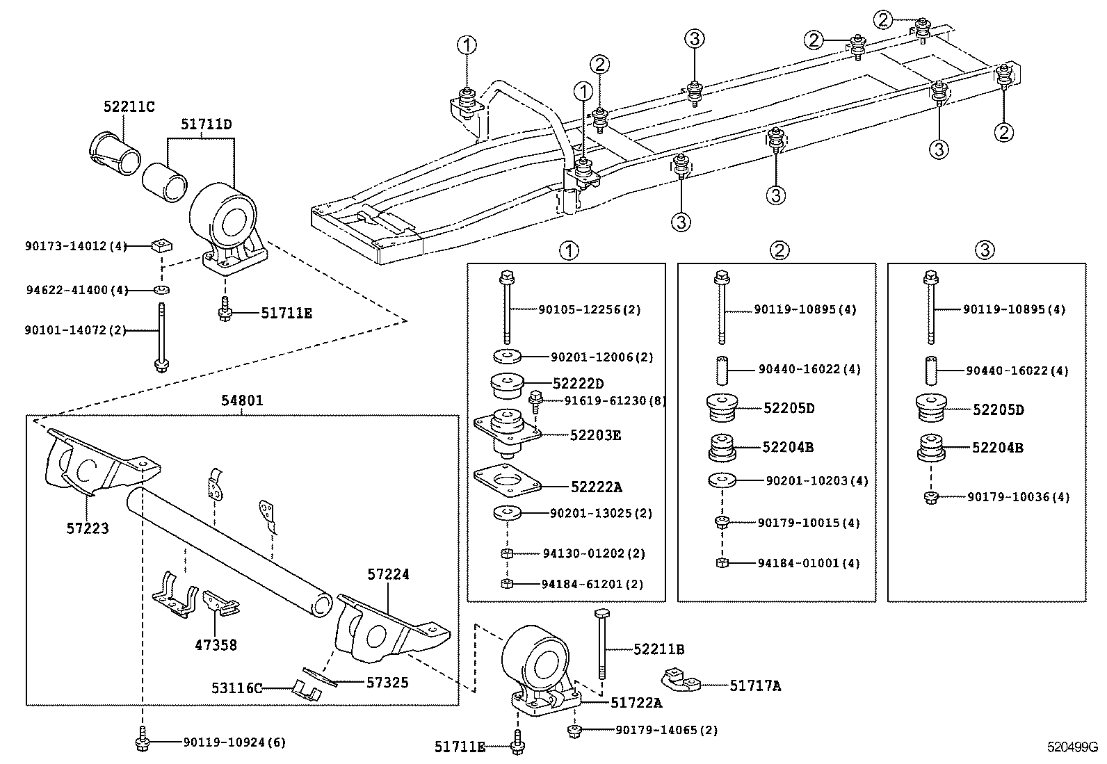  DYNA TOYOACE |  CAB MOUNTING BODY MOUNTING
