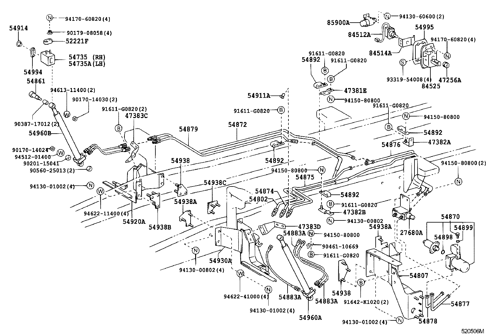  DYNA TOYOACE |  CAB MOUNTING BODY MOUNTING
