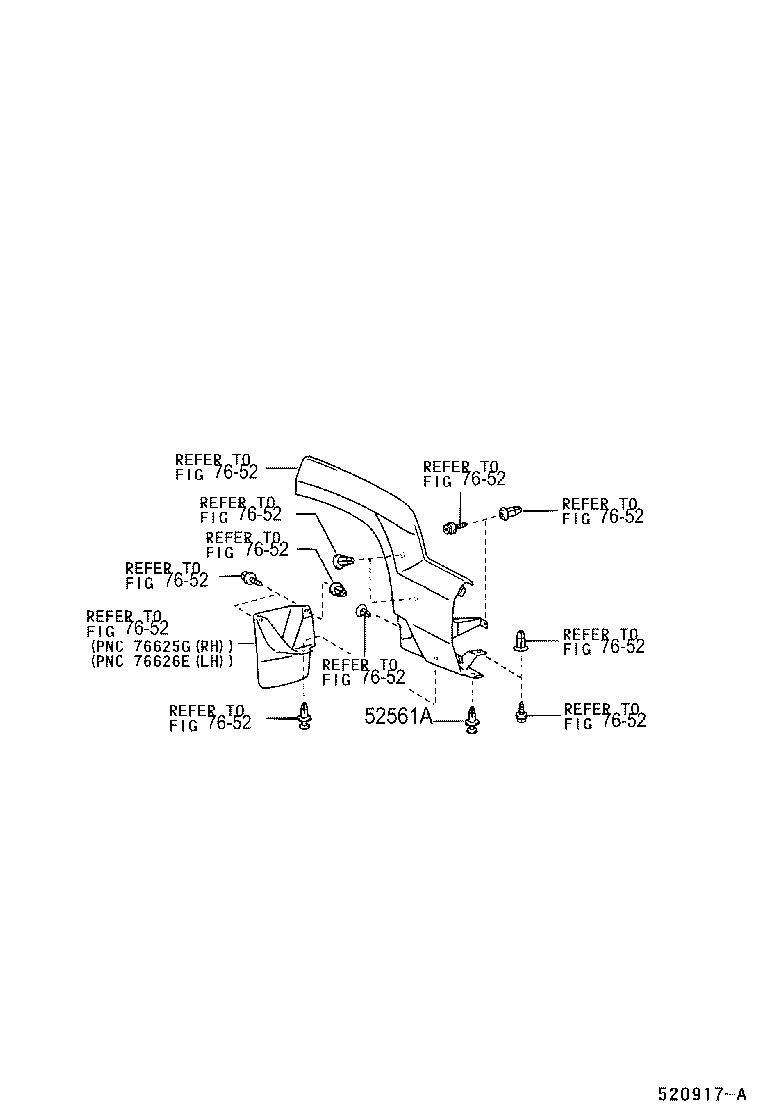 LAND CRUISER PRADO |  REAR BUMPER BUMPER STAY