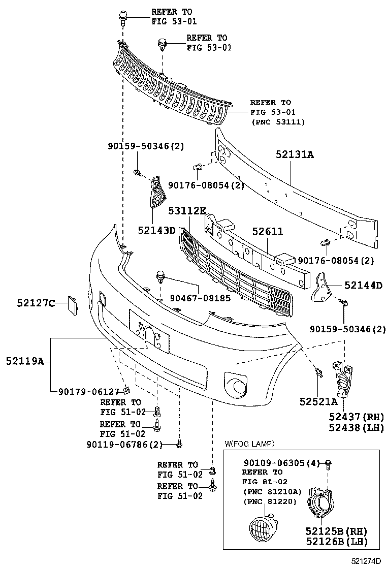  PORTE |  FRONT BUMPER BUMPER STAY