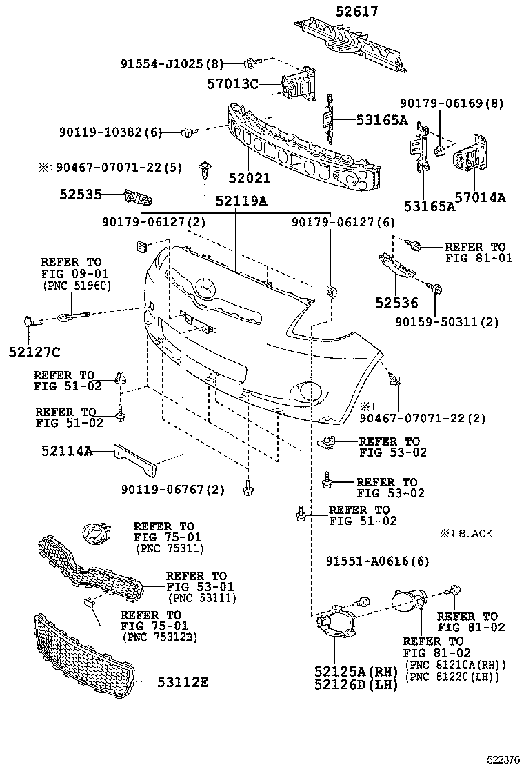  VITZ |  FRONT BUMPER BUMPER STAY