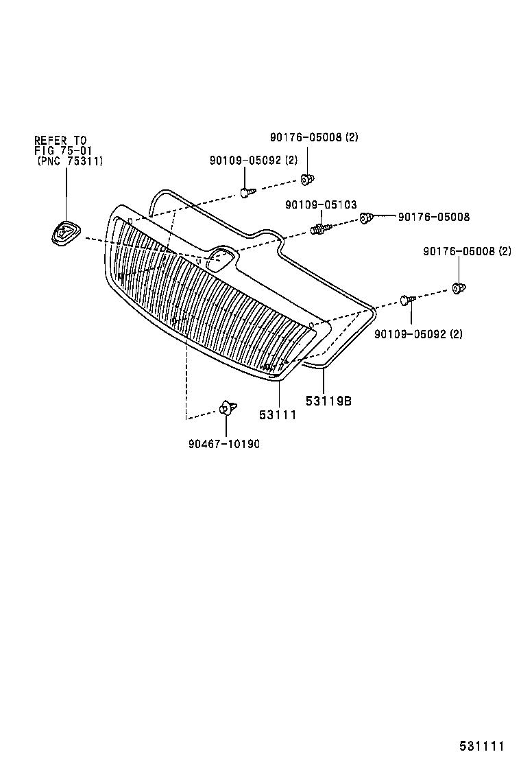  BREVIS |  RADIATOR GRILLE