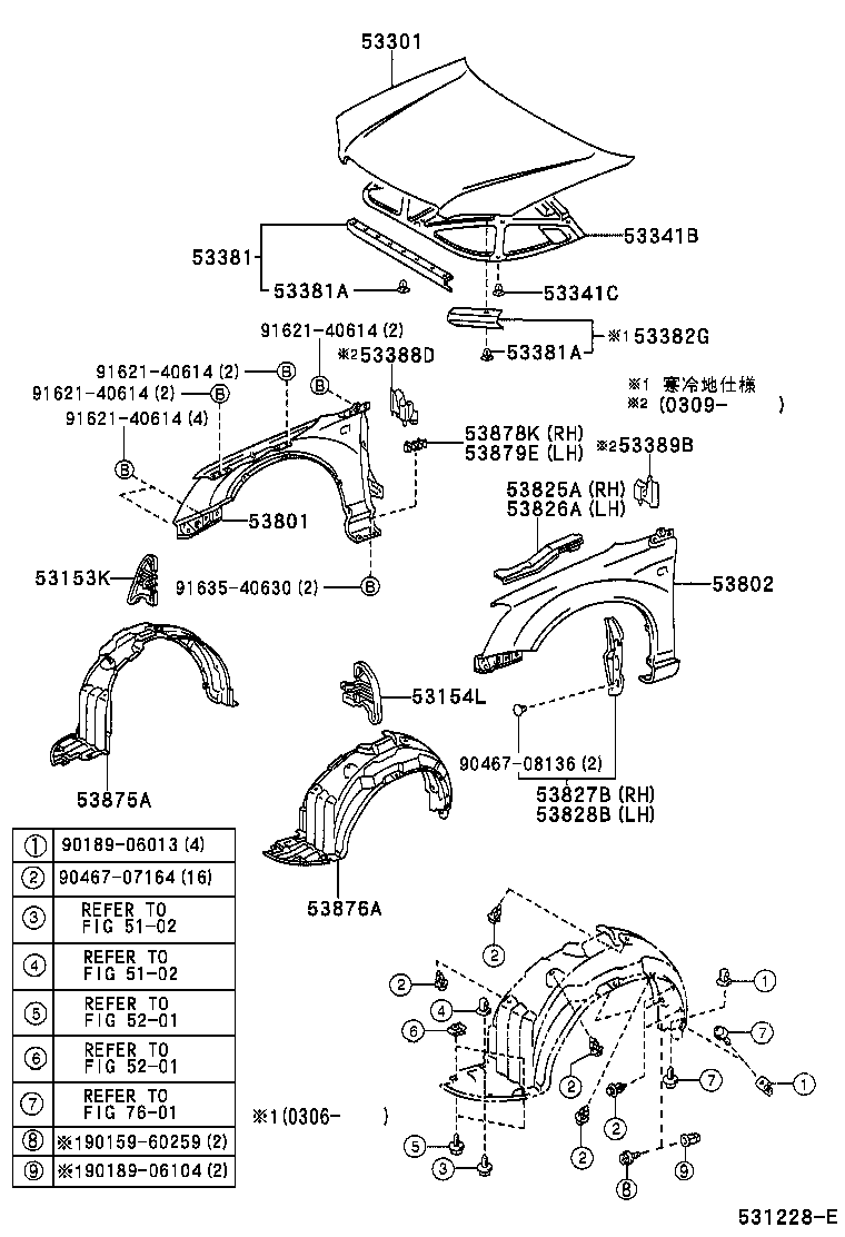  PREMIO ALLION |  HOOD FRONT FENDER