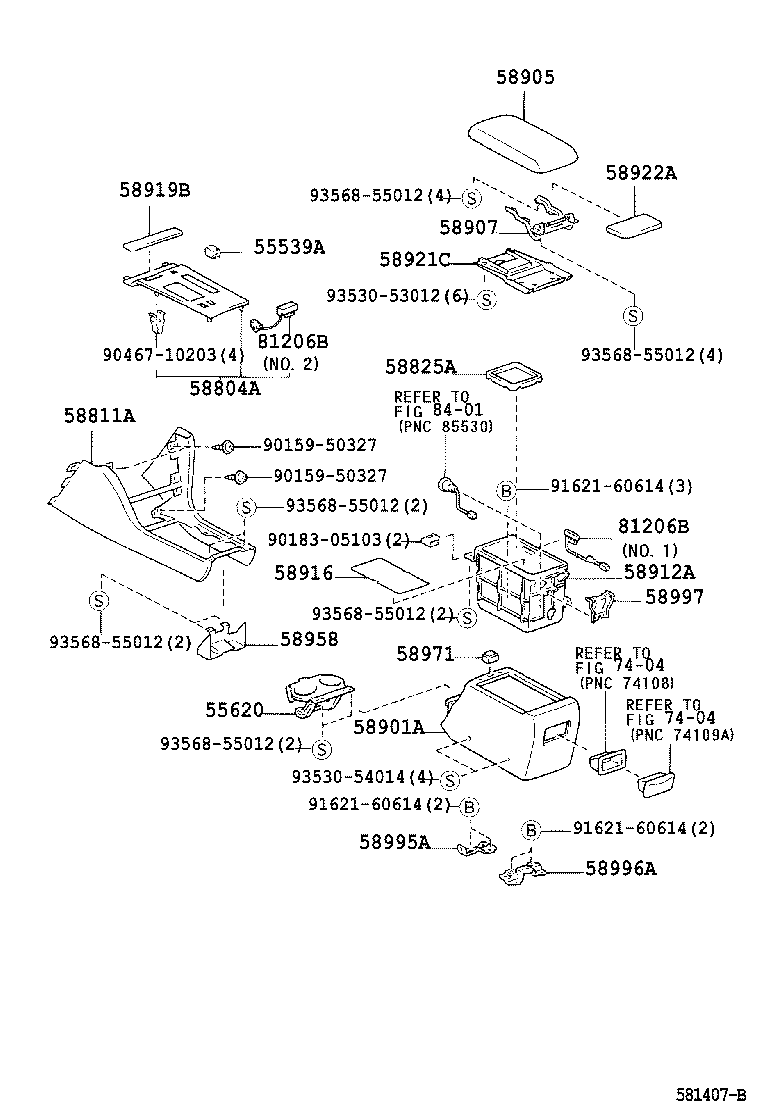  BREVIS |  CONSOLE BOX BRACKET