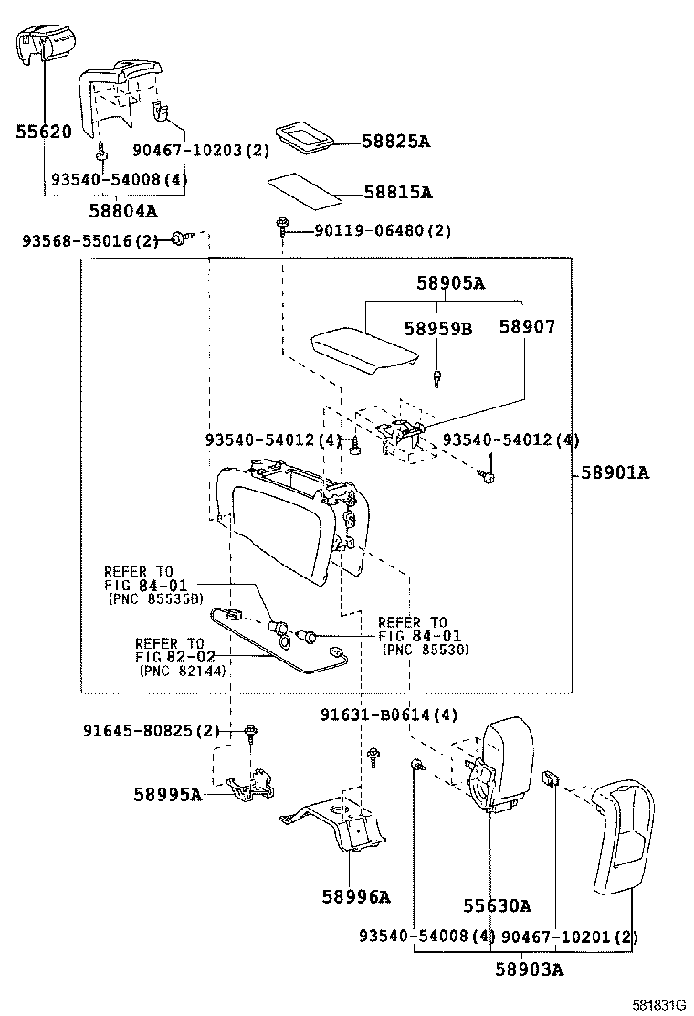  PRIUS |  CONSOLE BOX BRACKET