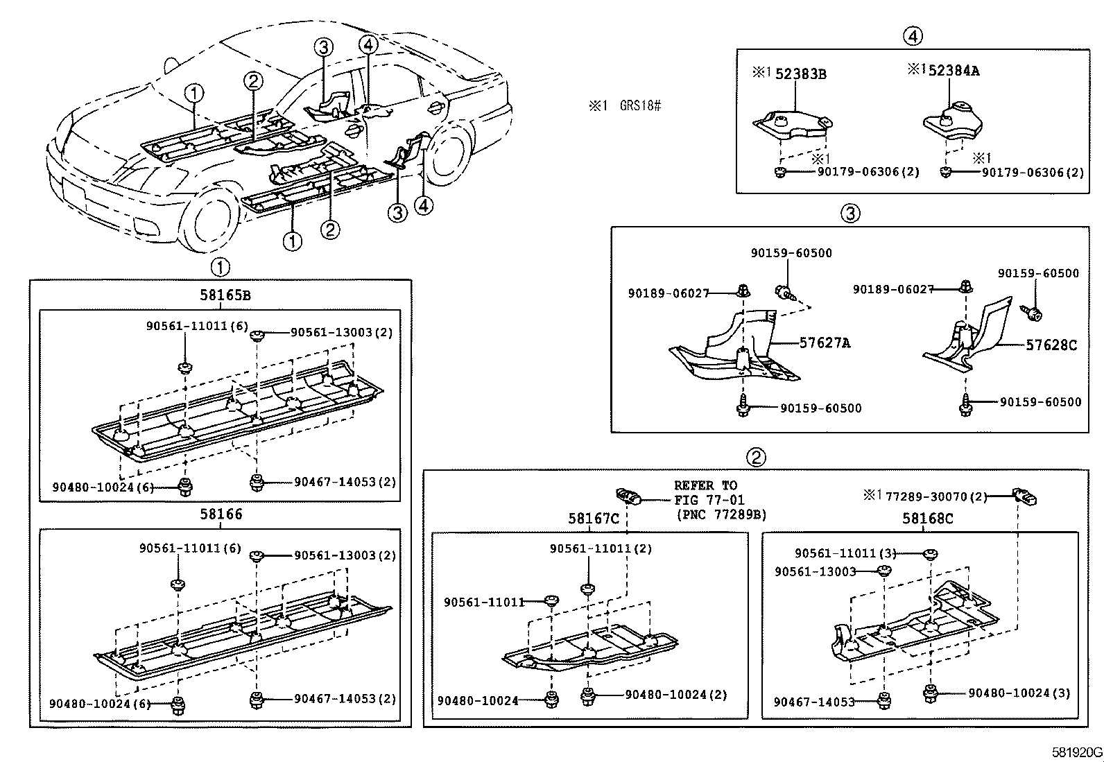  CROWN MAJESTA |  FLOOR PAN LOWER BACK PANEL