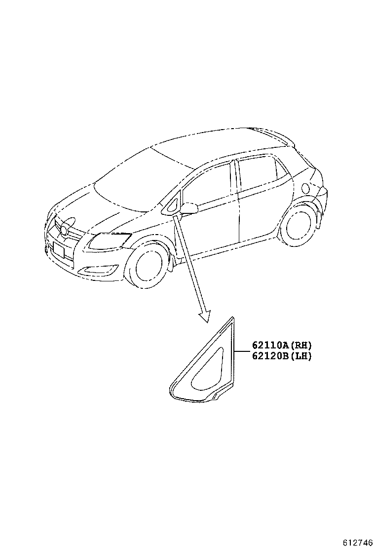  AURIS |  QUARTER WINDOW