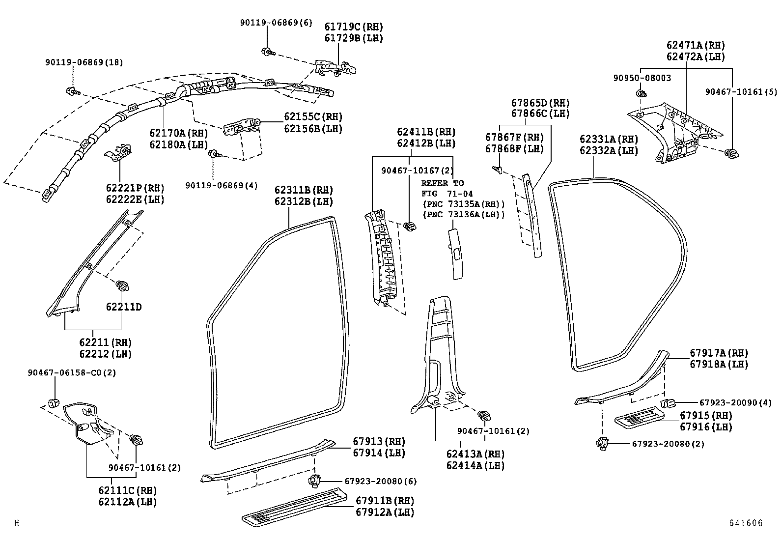  PREMIO ALLION |  INSIDE TRIM BOARD DOOR OPENING TRIM MOULDING