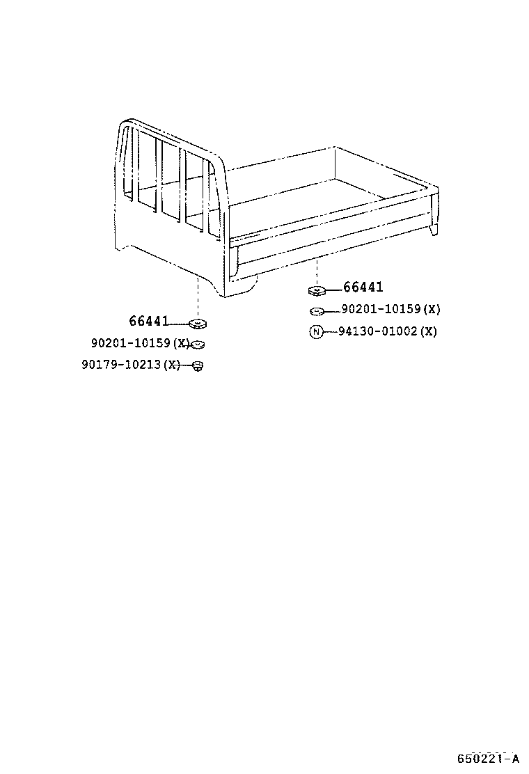  DYNA TOYOACE |  REAR BODY MOUNTING