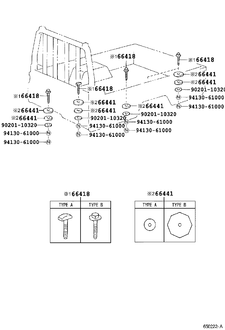  DYNA TOYOACE |  REAR BODY MOUNTING