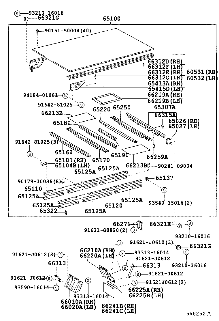 DYNA TOYOACE |  REAR BODY FLOOR FENDER
