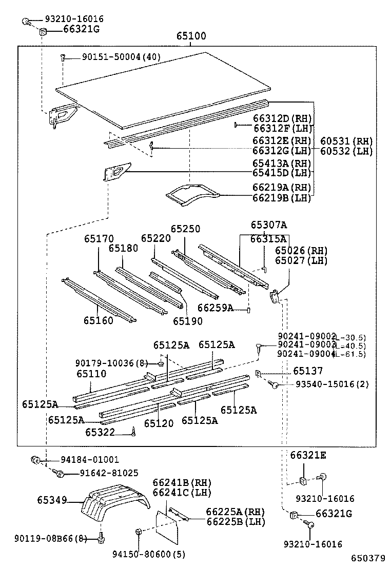  DYNA TOYOACE |  REAR BODY FLOOR FENDER