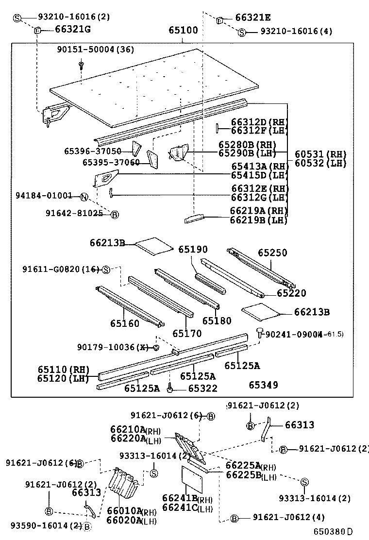  DYNA TOYOACE |  REAR BODY FLOOR FENDER
