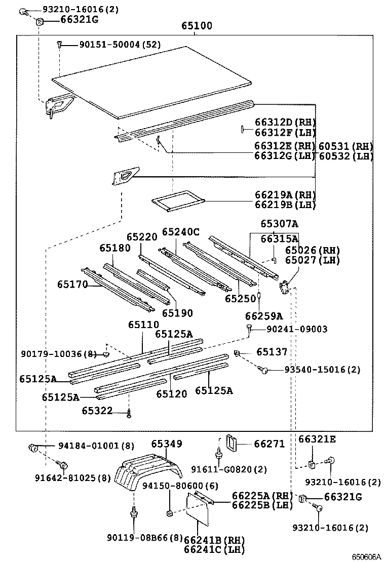  DYNA TOYOACE |  REAR BODY FLOOR FENDER