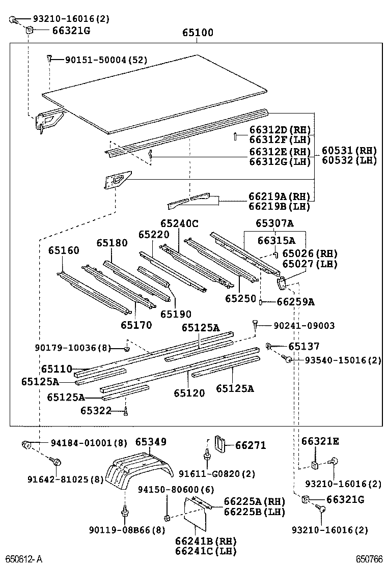  DYNA TOYOACE |  REAR BODY FLOOR FENDER