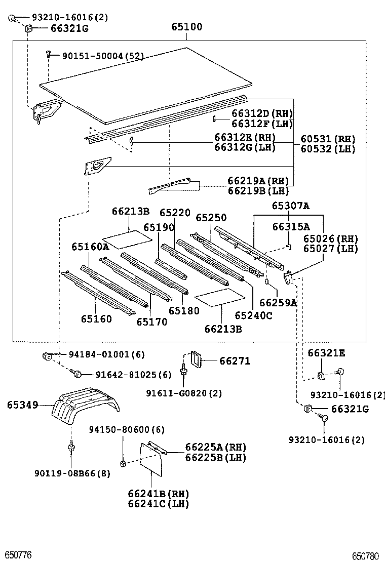  DYNA TOYOACE |  REAR BODY FLOOR FENDER